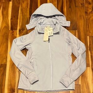 Girls Size 12-14 Baby Blue Activewear Lightweight Jacket